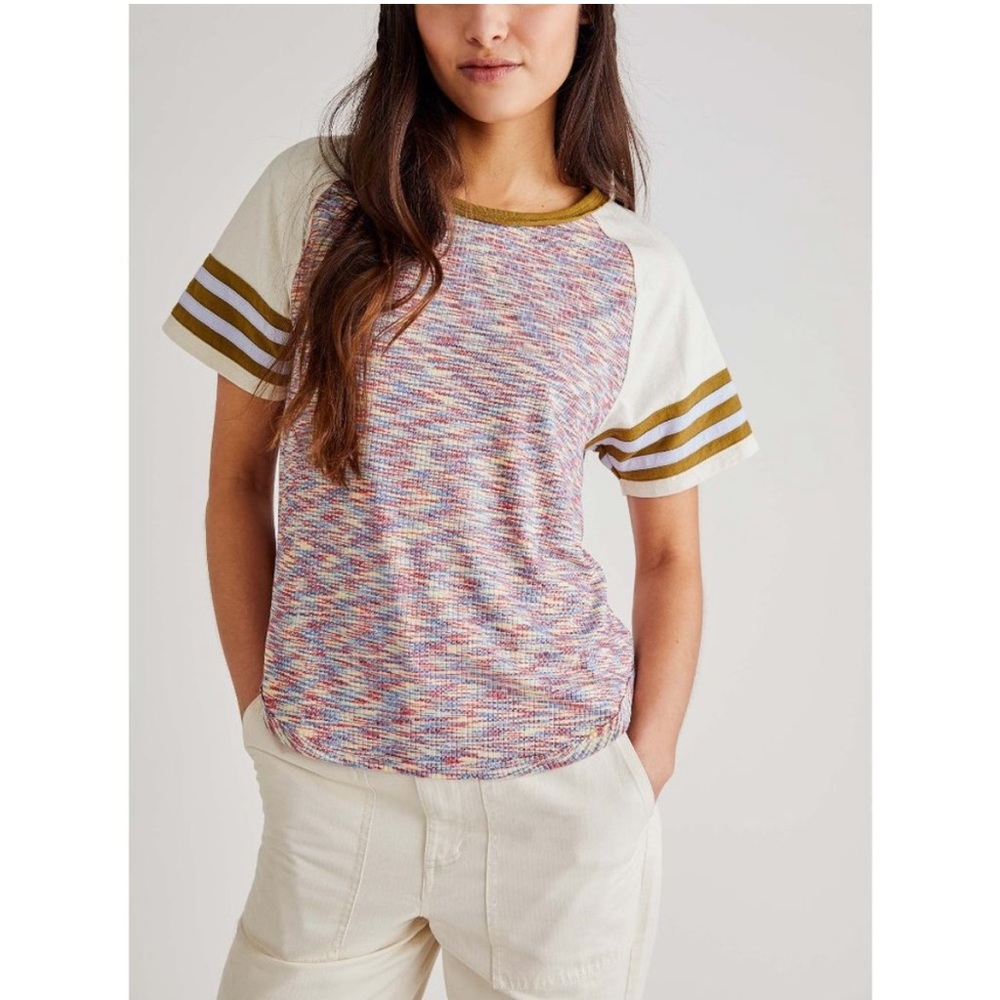 Free people tailgate tee NWT